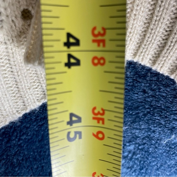 Women’s Beige Knit Crochet Open Front Long Duster Sweater Boho Cottagecore Sz S - Picture 6 of 6